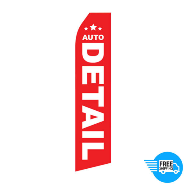 Auto Detail Econo Stock Flag