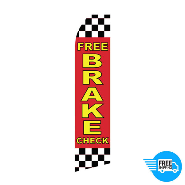 Free Brake Check Econo Stock Flag