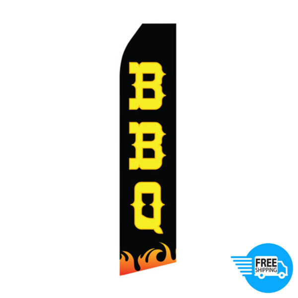 Black BBQ Econo Stock Flag