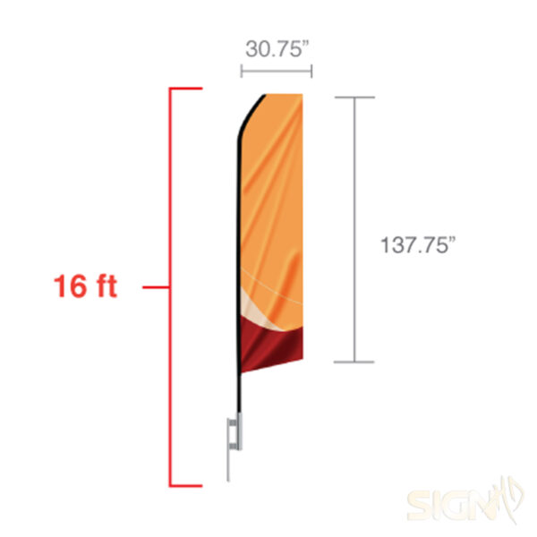Econo Feather Flag